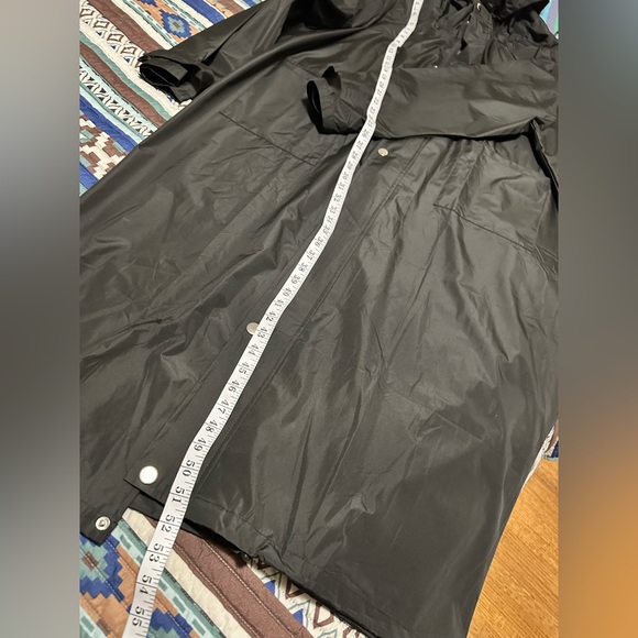 Raincoat black plus size XXL - XXXL unisex - Picture 8 of 15
